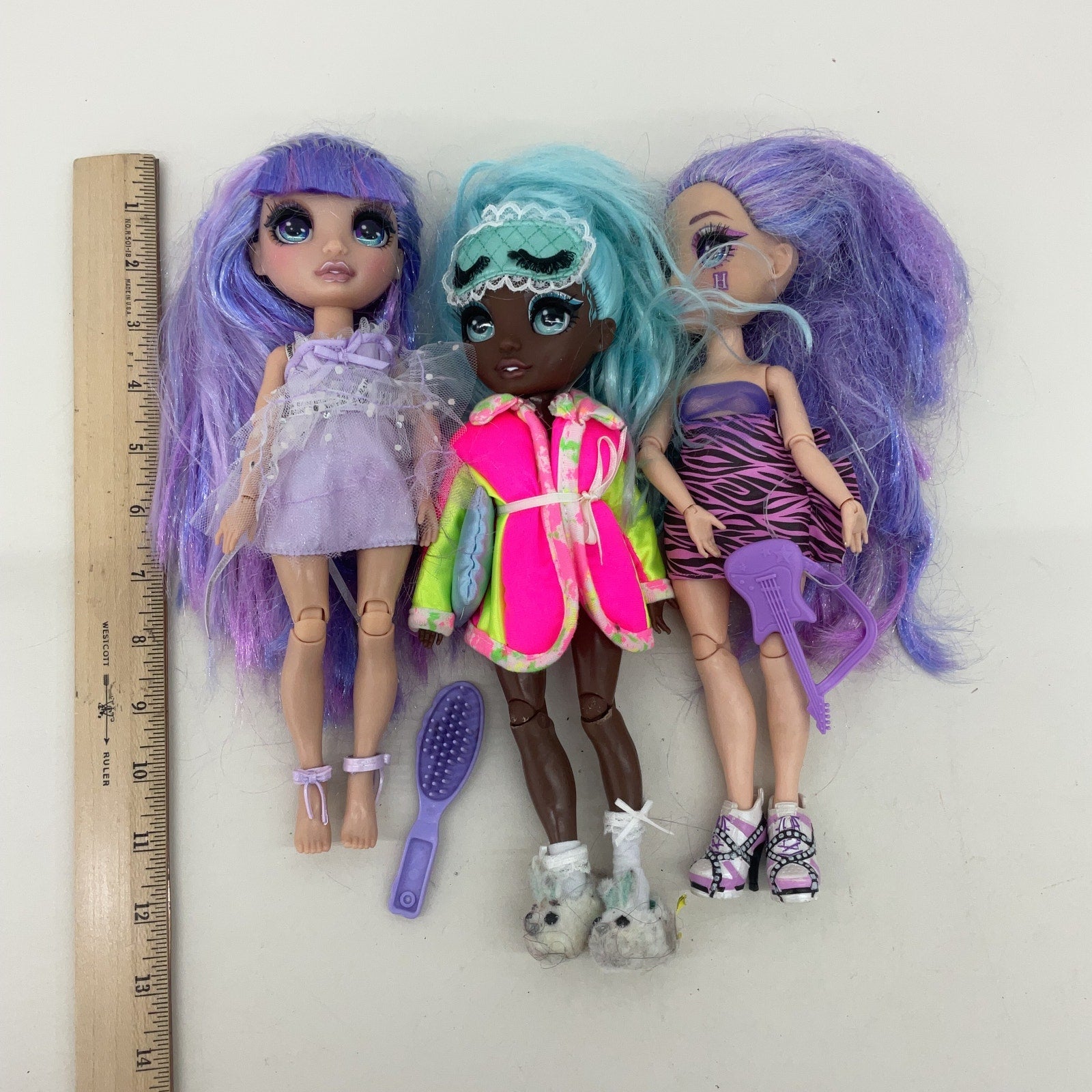 Mixed LOT MGA Rainbow High Fashion Play Dolls LOT 3 Preowned - Warehouse Toys