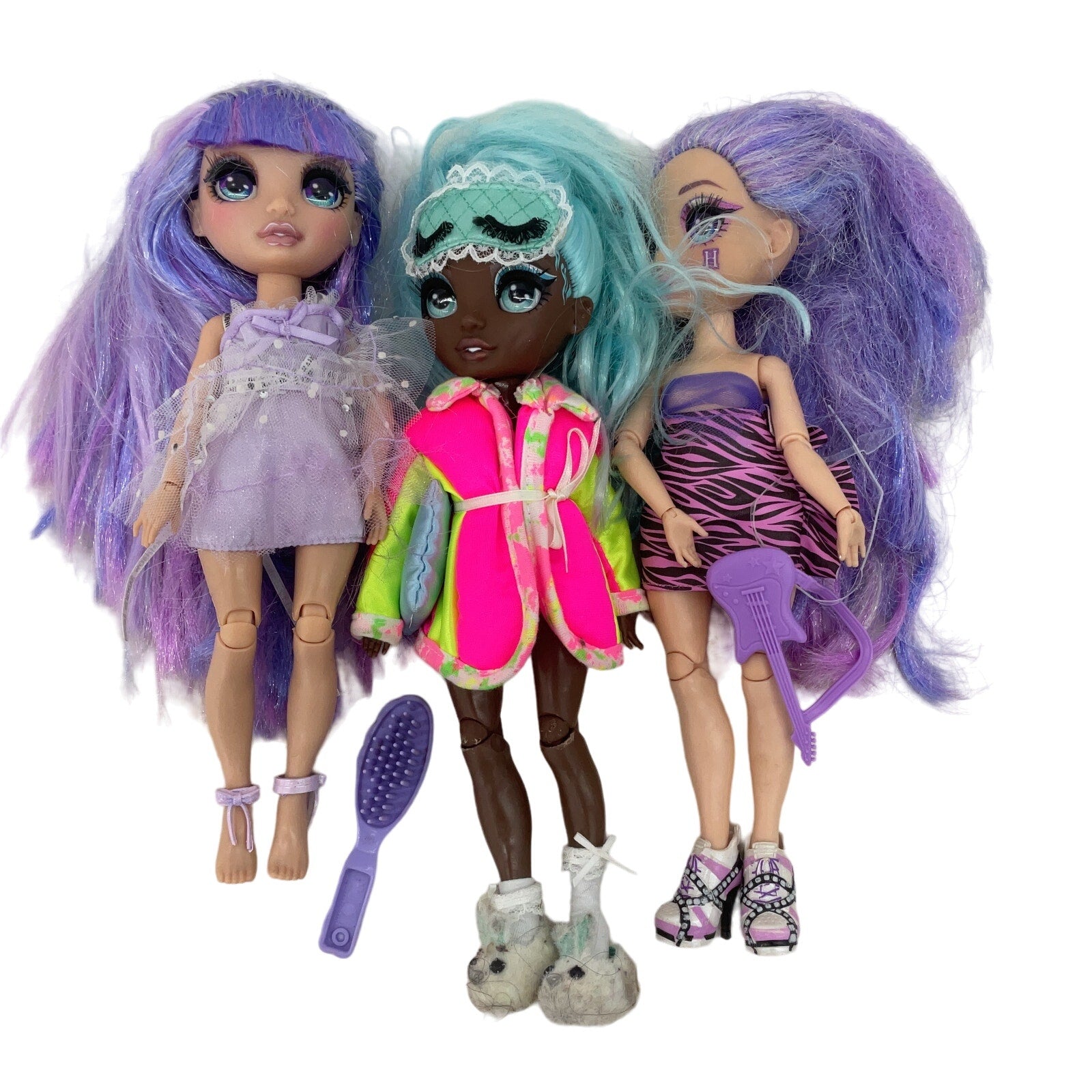 Mixed LOT MGA Rainbow High Fashion Play Dolls LOT 3 Preowned - Warehouse Toys