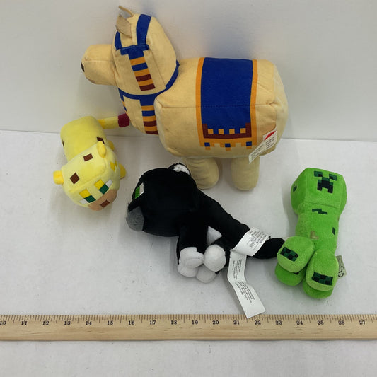 Mixed LOT Minecraft Mojang Heroes Character Animal Plush Stuffed Toys Plushies - Warehouse Toys