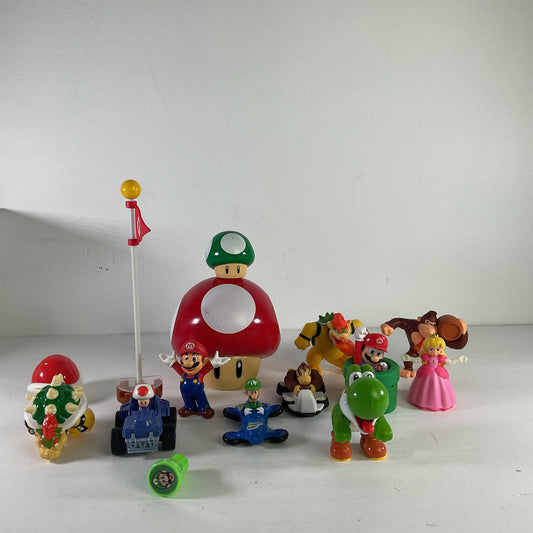 Mixed LOT Nintendo Super Mario Kart Yoshi Bowser Toys Collection - Warehouse Toys