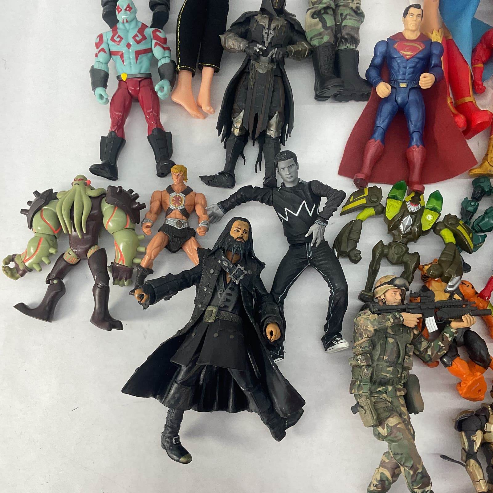 Mixed LOT of 13 lbs Super Hero Villain Action Figure Toys DC Marvel Comics Dolls - Warehouse Toys