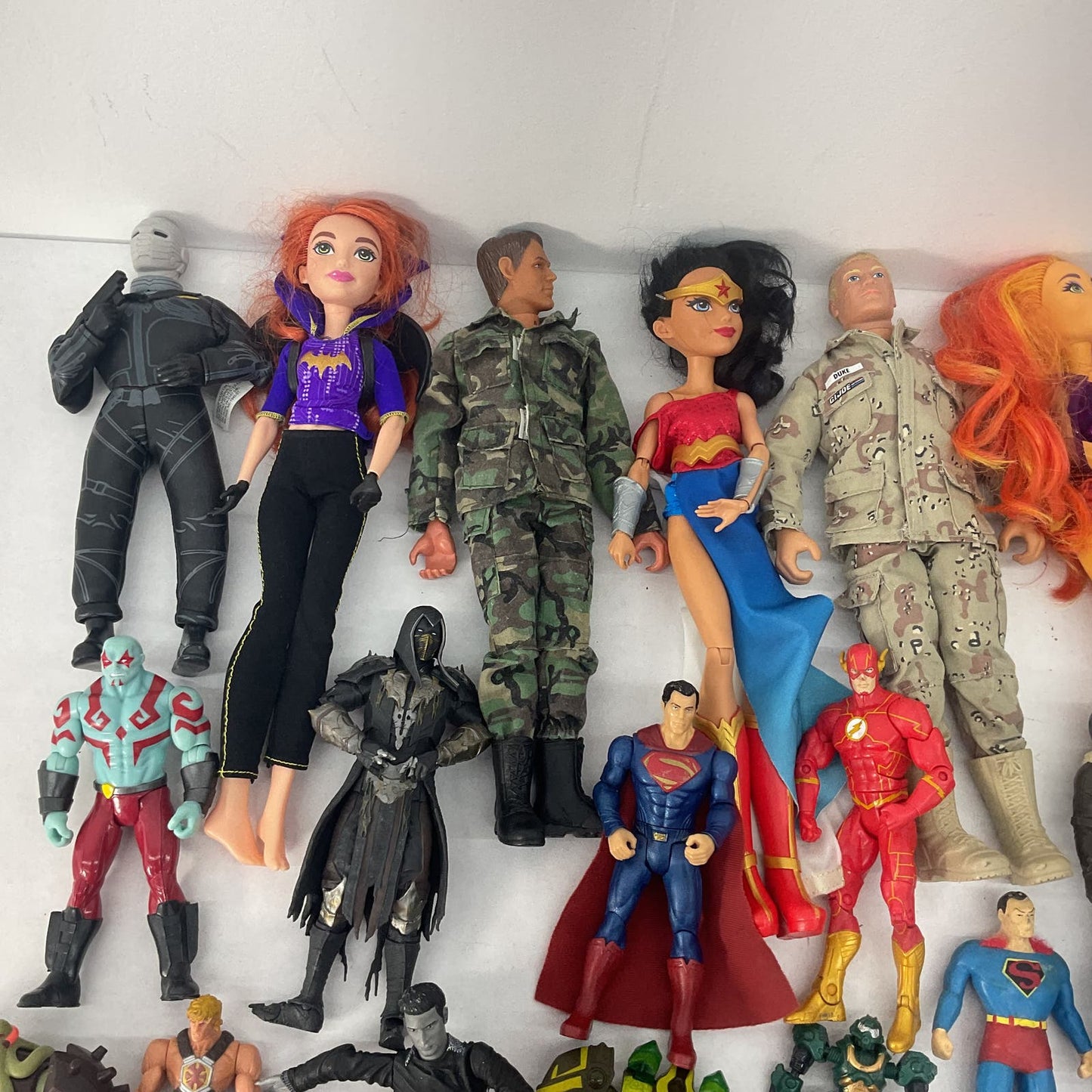 Mixed LOT of 13 lbs Super Hero Villain Action Figure Toys DC Marvel Comics Dolls - Warehouse Toys