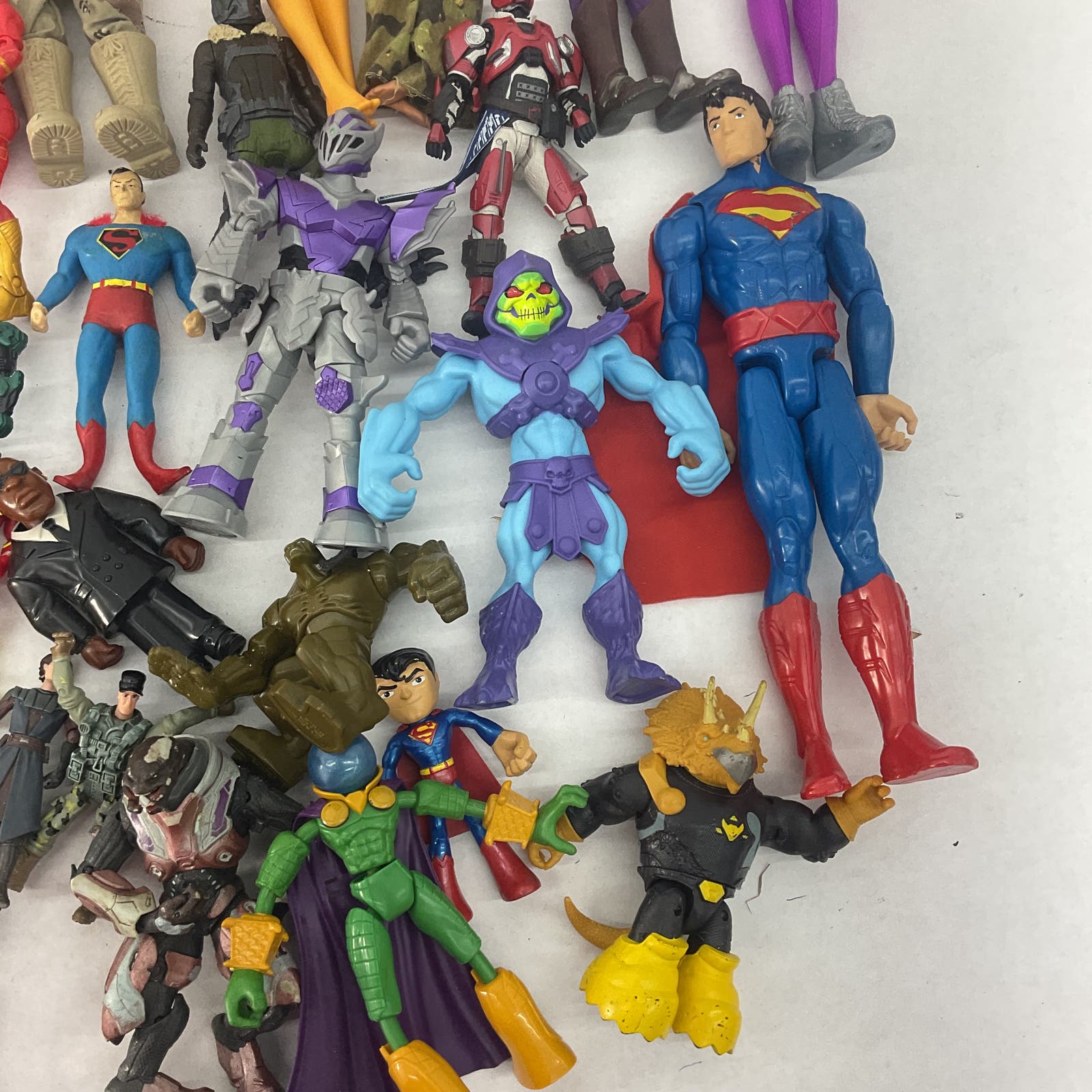 Mixed LOT of 13 lbs Super Hero Villain Action Figure Toys DC Marvel Comics Dolls - Warehouse Toys