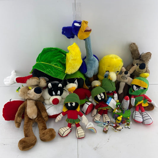 Mixed LOT of 20 ACME Looney Tunes Plush Toy Figures Marvin Martian Wile Coyote - Warehouse Toys