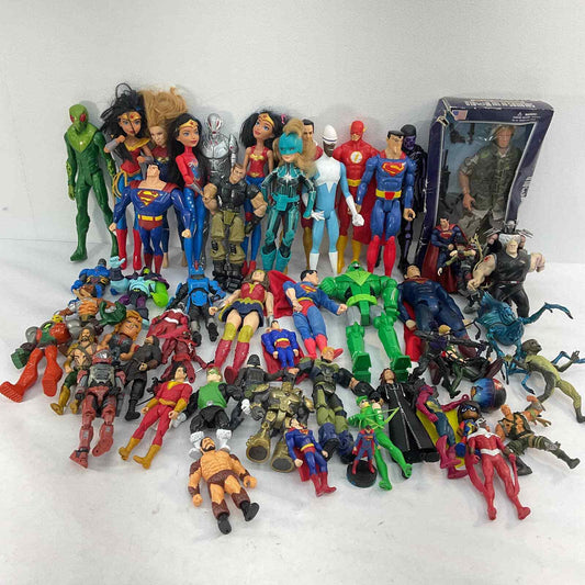 Mixed LOT of 20lbs Super Hero Action Figure Toys DC Marvel Disney - Warehouse Toys