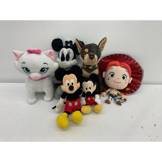 MIXED LOT of 6 Disney Mickey Mouse Aristocats Cat Toy Story Plush Toy Figures - Warehouse Toys