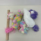 Mixed LOT Pony & Puppy Surprise Mother Plush & TY Rainbow Sloth Beanie Toys - Warehouse Toys