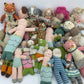 Mixed LOT Preowned 12 lbs Peruvian Knit Blabla Plush Dolls Cat Mermaid Frogf - Warehouse Toys