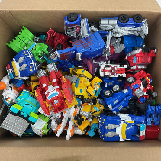 Mixed LOT Transformers Robots Toy Action Figures Optimus Prime Bumblebee Used - Warehouse Toys