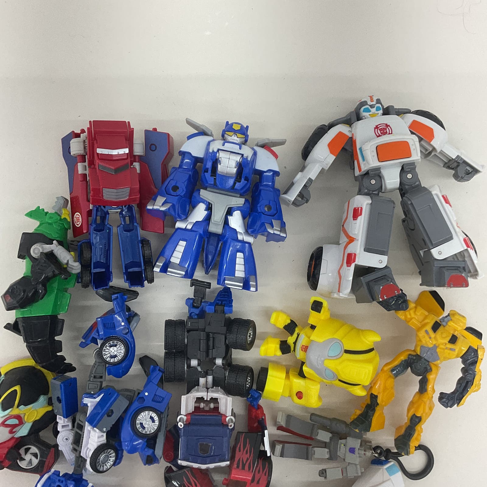 Mixed LOT Transformers Toy Action Figures Cake Toppers Robots Loose Used - Warehouse Toys