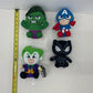 Mixed Marvel DC Comics Character Plush Dolls Joker Black Panther Capt America - Warehouse Toys