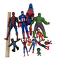 Mixed Marvel The Avengers Incredible Hulk Spiderman Action Figures Toys Preowned - Warehouse Toys