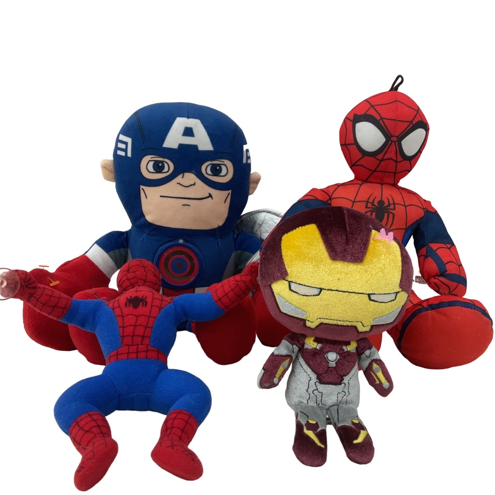 Mixed Marvel The Avengers Spiderman Captain America Plush Dolls - Warehouse Toys