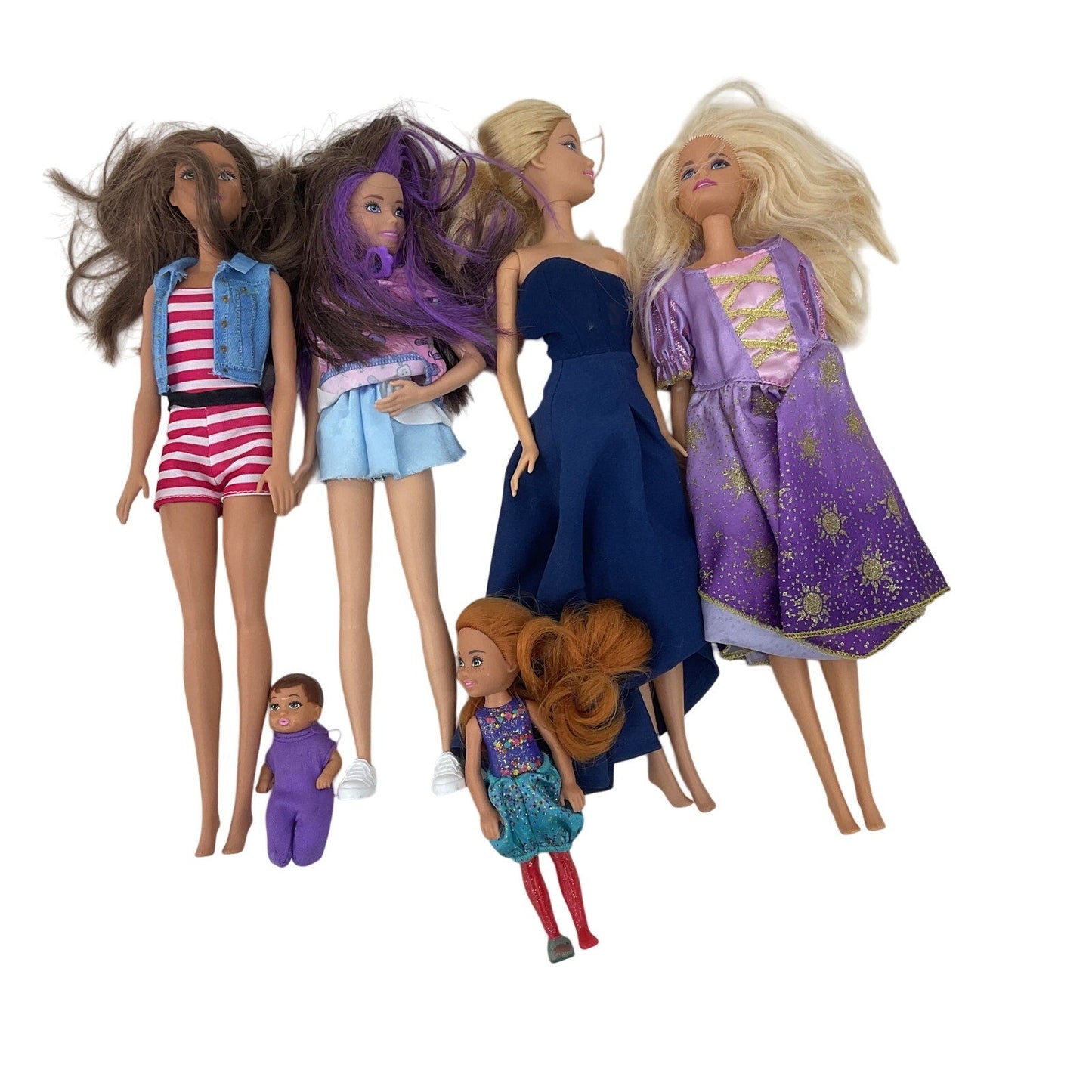 Mixed Mattel Barbie & Others Fashion Play Dolls Loose LOT - Warehouse Toys