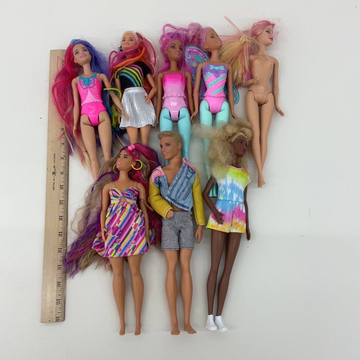 Mixed Mattel Barbie & Others Loose Fashion Play Dolls LOT Preowned - Warehouse Toys