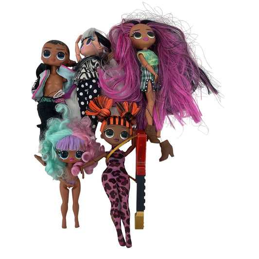 Mixed MGA LOL OMG Surprise! Fashion Play Dolls Big Lil Sistas Preowned - Warehouse Toys