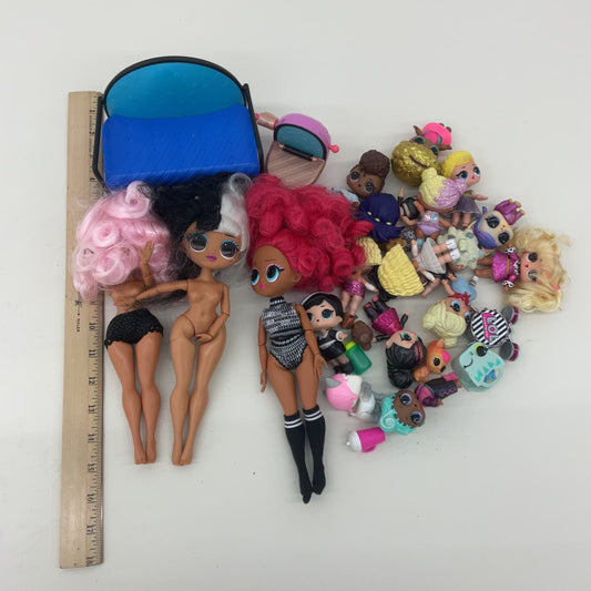 Mixed MGA LOL OMG Surprise! Toy Fashion Dolls Big Lil Sistas Loose Used - Warehouse Toys