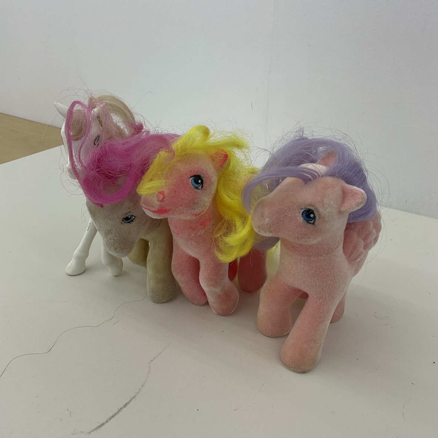 Mixed Modern & Vintage My Little Pony Flocked Pegasus Ponies Toy Figures - Warehouse Toys