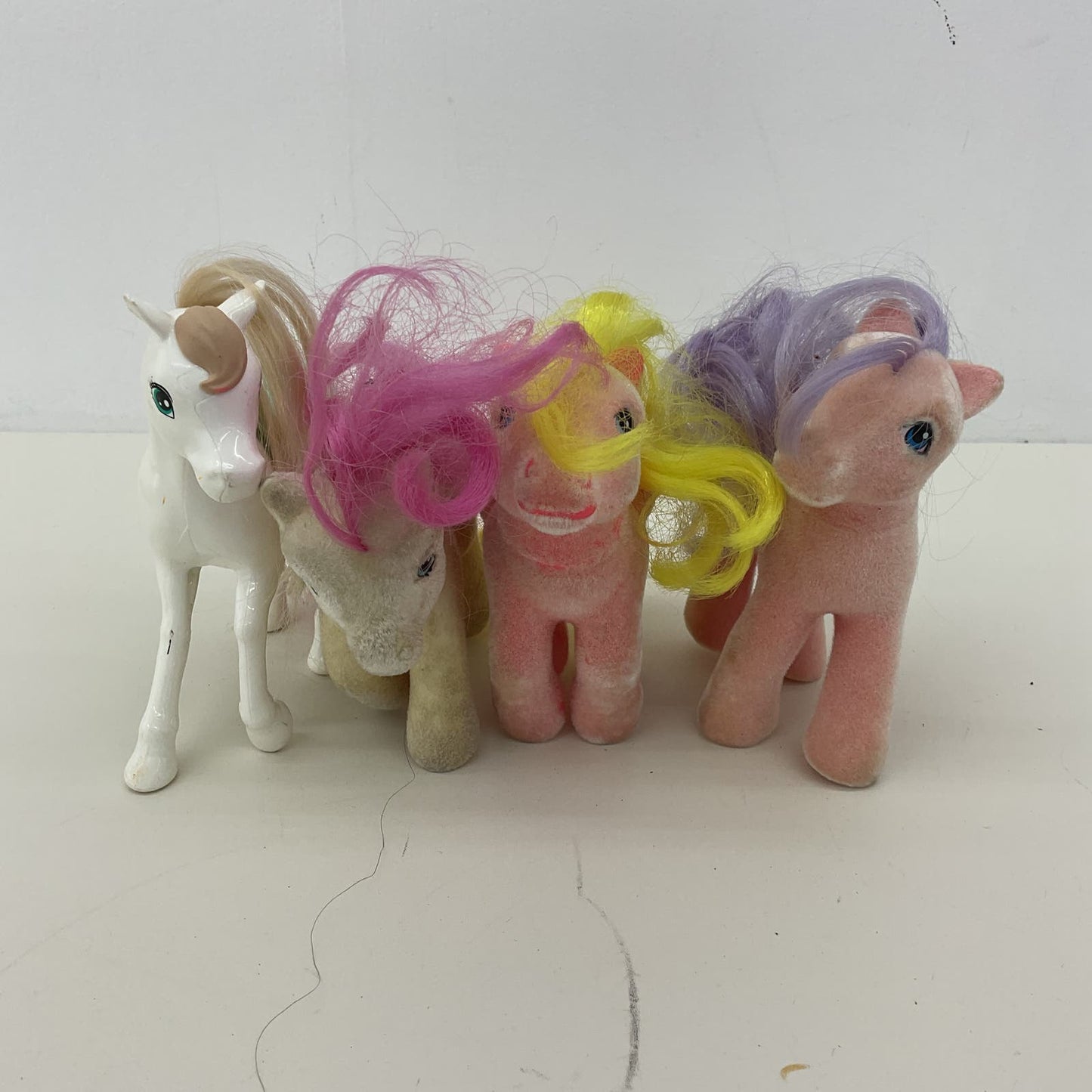 Mixed Modern & Vintage My Little Pony Flocked Pegasus Ponies Toy Figures - Warehouse Toys