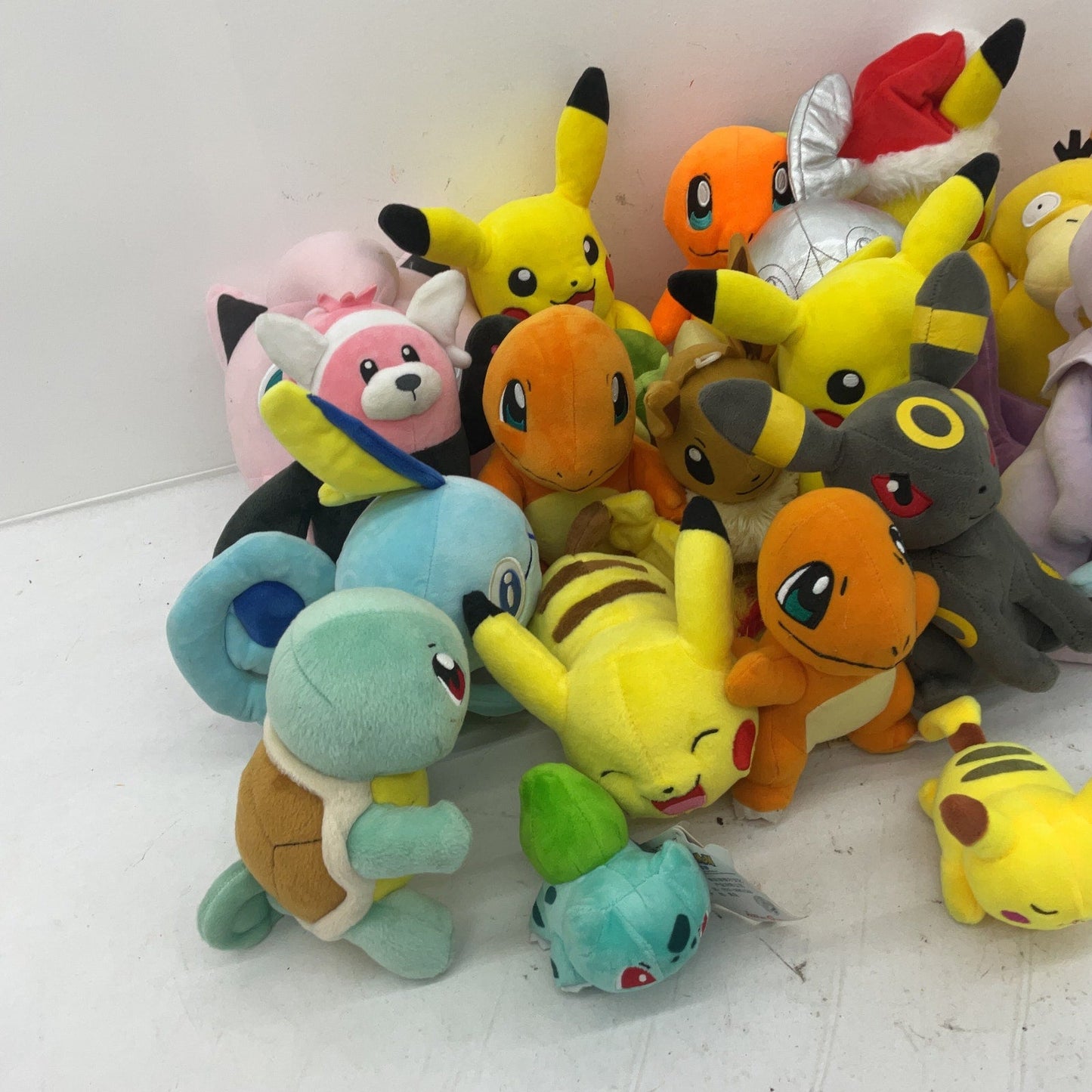 Mixed Nintendo Pokemon Assorted Character Plush Dolls Charmander Squirtle Mewtwo - Warehouse Toys