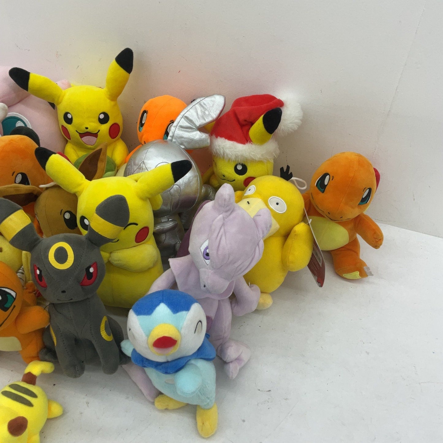 Mixed Nintendo Pokemon Assorted Character Plush Dolls Charmander Squirtle Mewtwo - Warehouse Toys