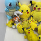 Mixed Nintendo Pokemon Character Plush Dolls LOT Bulbasaur Pikachu Squirtle Etc - Warehouse Toys