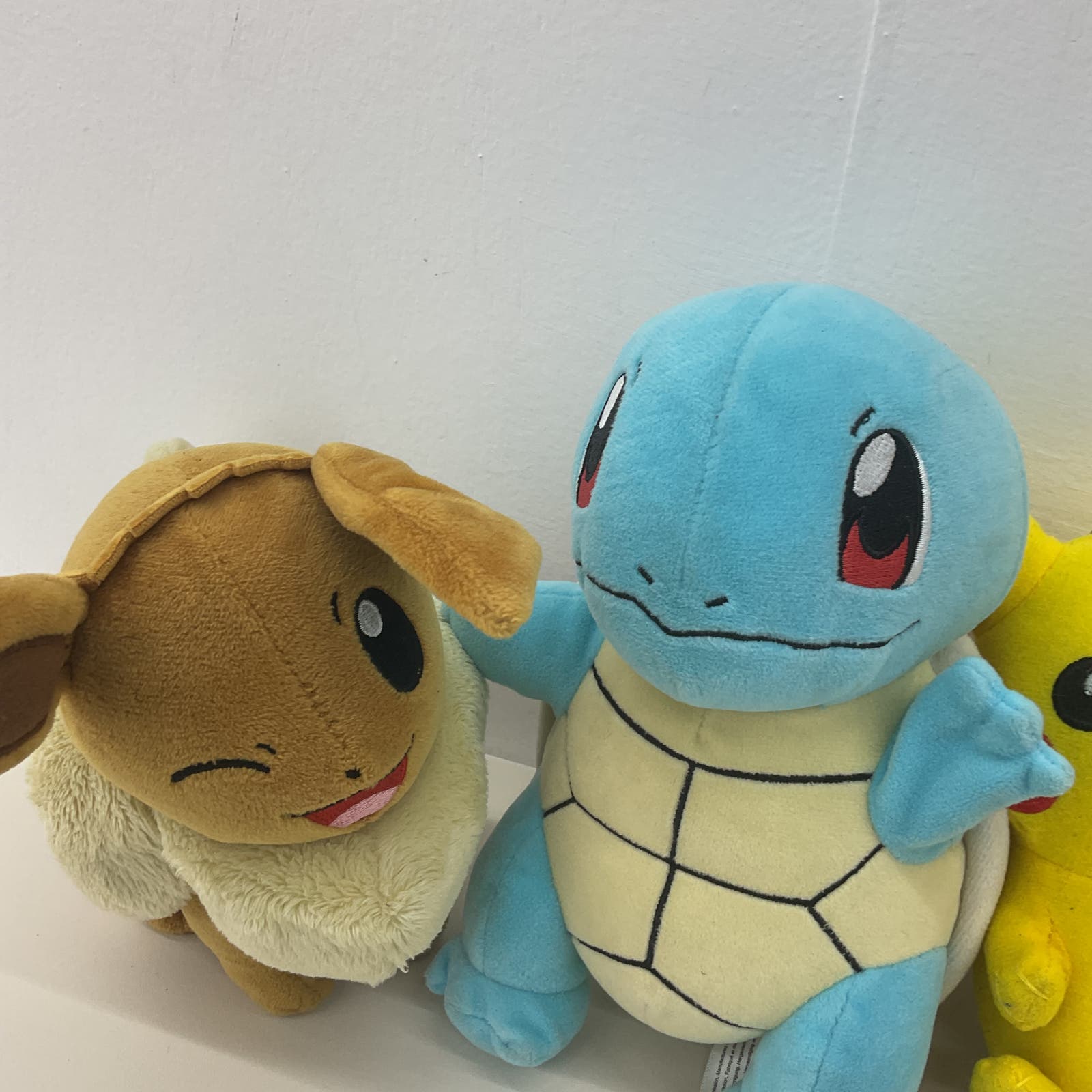 Mixed Nintendo Pokemon Plush LOT Eevee Pikachu Squirtle Plush Dolls - Warehouse Toys