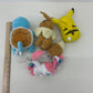 Mixed Nintendo Pokemon Plush LOT Eevee Pikachu Squirtle Plush Dolls - Warehouse Toys