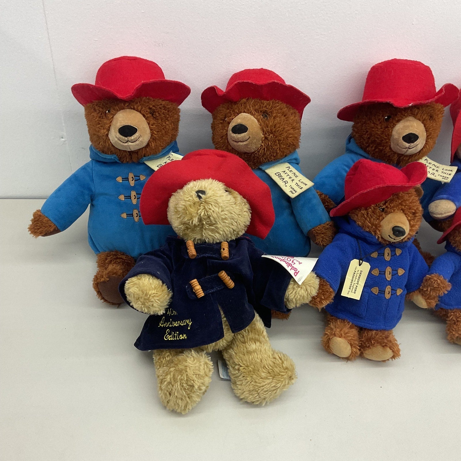 Mixed Paddington Bear Teddy Character Plush Dolls Stuffed Animals LOT - Warehouse Toys