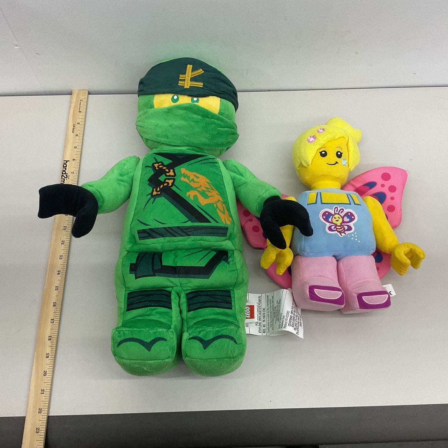 Mixed Plush Character LOT Lego Minifig Dolls Ninjago Green Ninjas Legoland Girl - Warehouse Toys