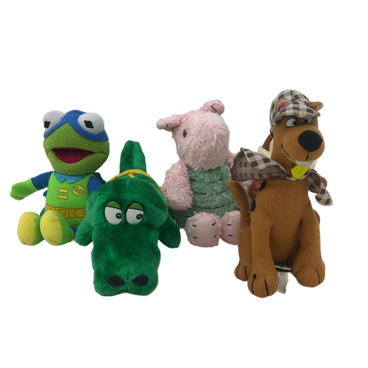 Mixed Plush LOT Scooby Doo Piglet Dale Chipmunk Muppet Babies Kermit Alligator - Warehouse Toys