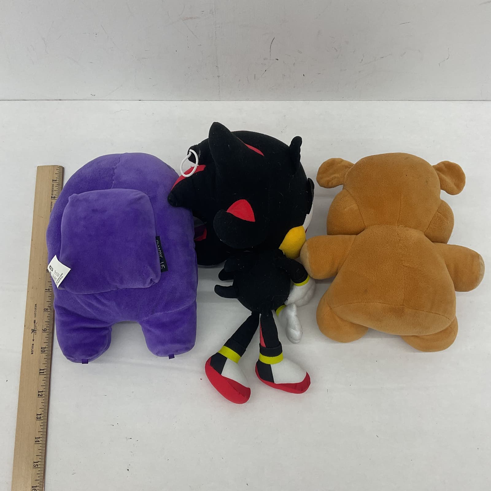 Mixed Plush Toy Lot Among Us Five Nights at Freddys Sonic Shadow - Warehouse Toys