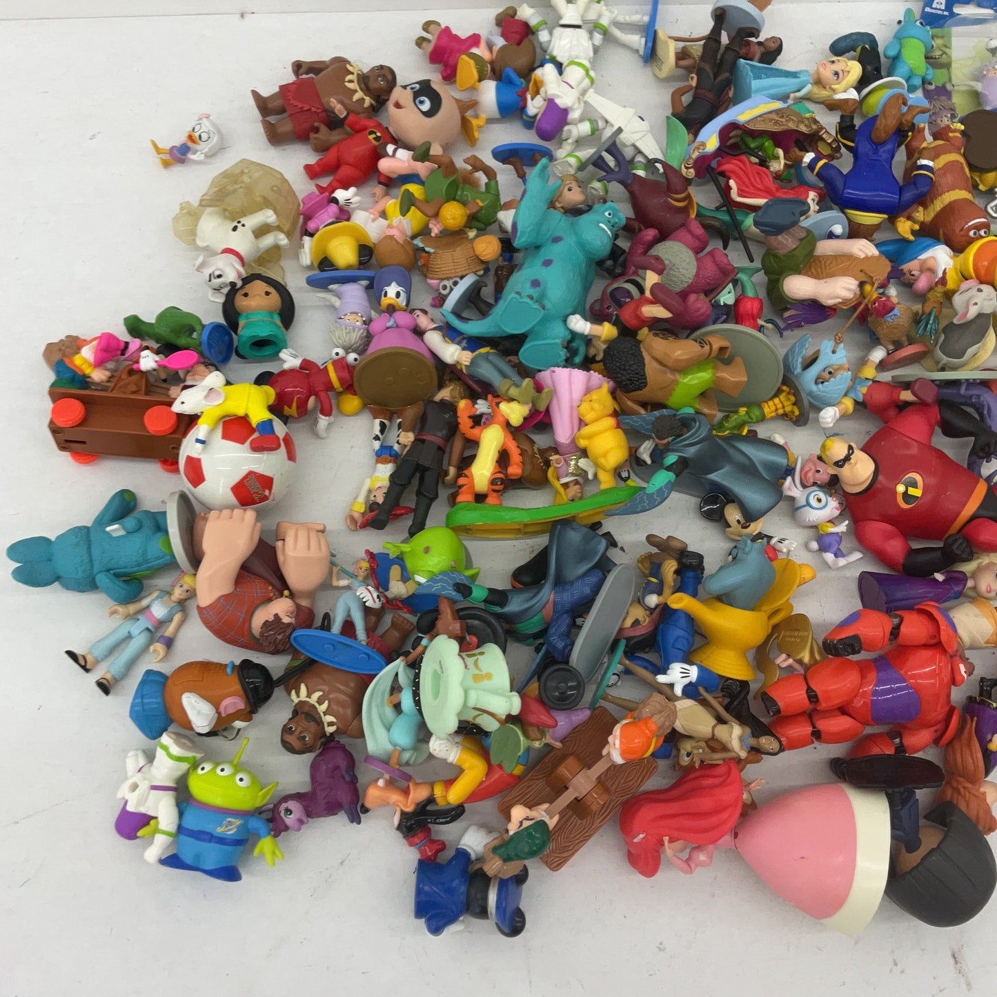 Mixed Preowned LOT 10 lbs Disney & Others Character Figures Toys Cake Toppers - Warehouse Toys