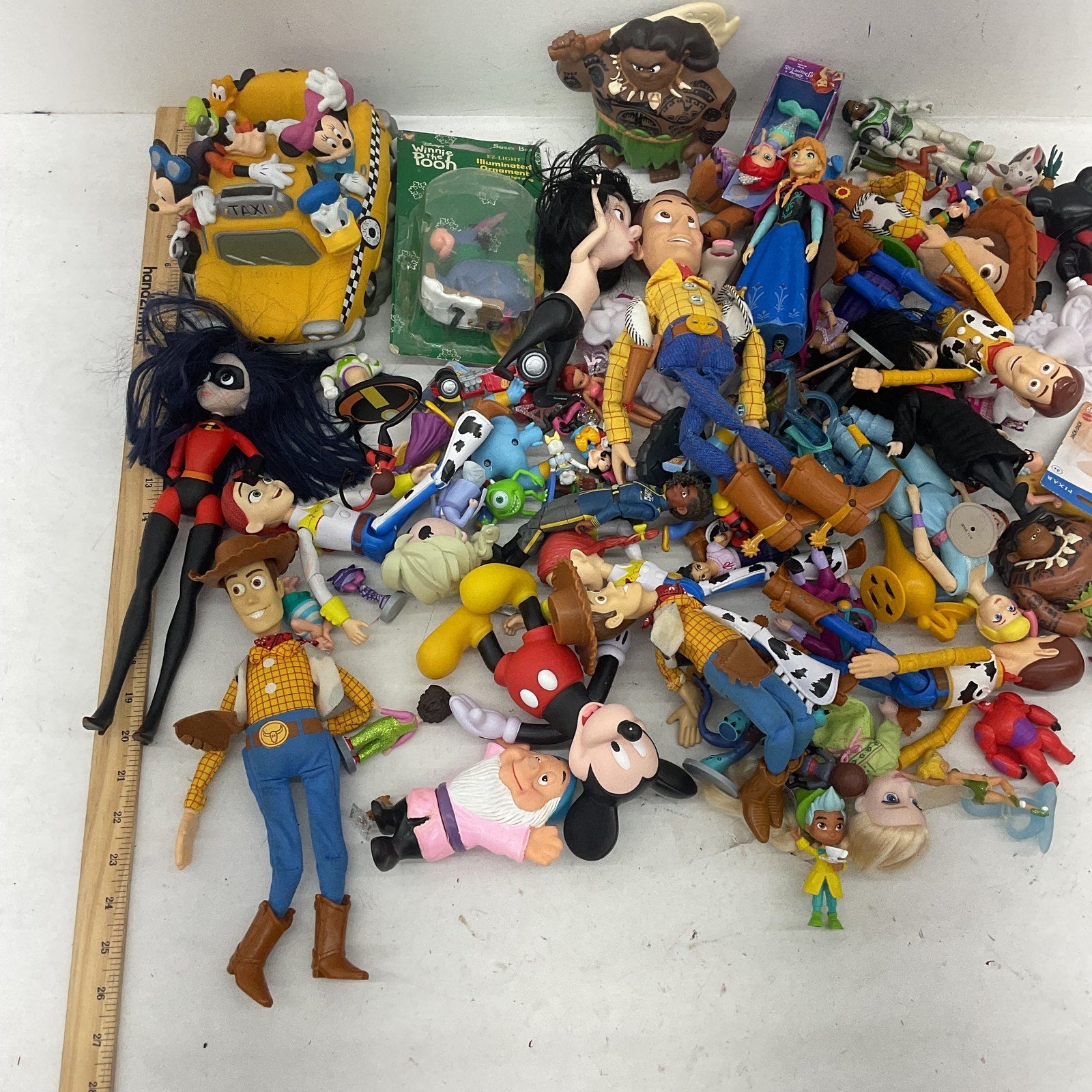 Mixed Preowned LOT 10 lbs Disney & Others Character Figures Toys Cake Toppers - Warehouse Toys