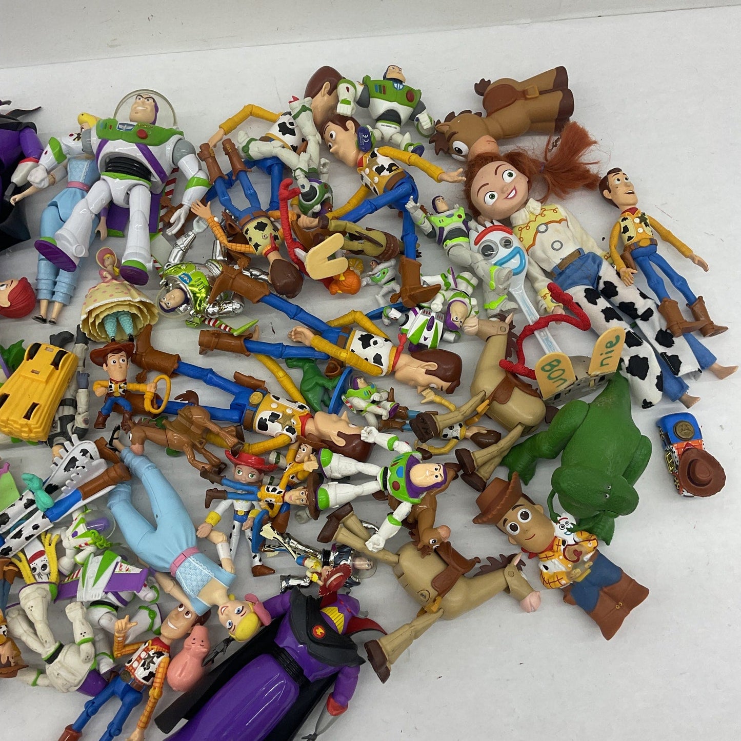 Mixed Preowned LOT 10 lbs Disney Pixar Toy Story Figures Toys Cake Toppers Buzz - Warehouse Toys