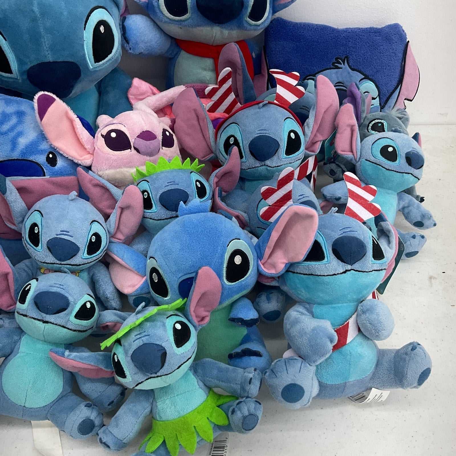 Mixed Preowned LOT 12 lbs Disney Lilo & Stitch Character Plush Dolls Stuffed Toys - Warehouse Toys