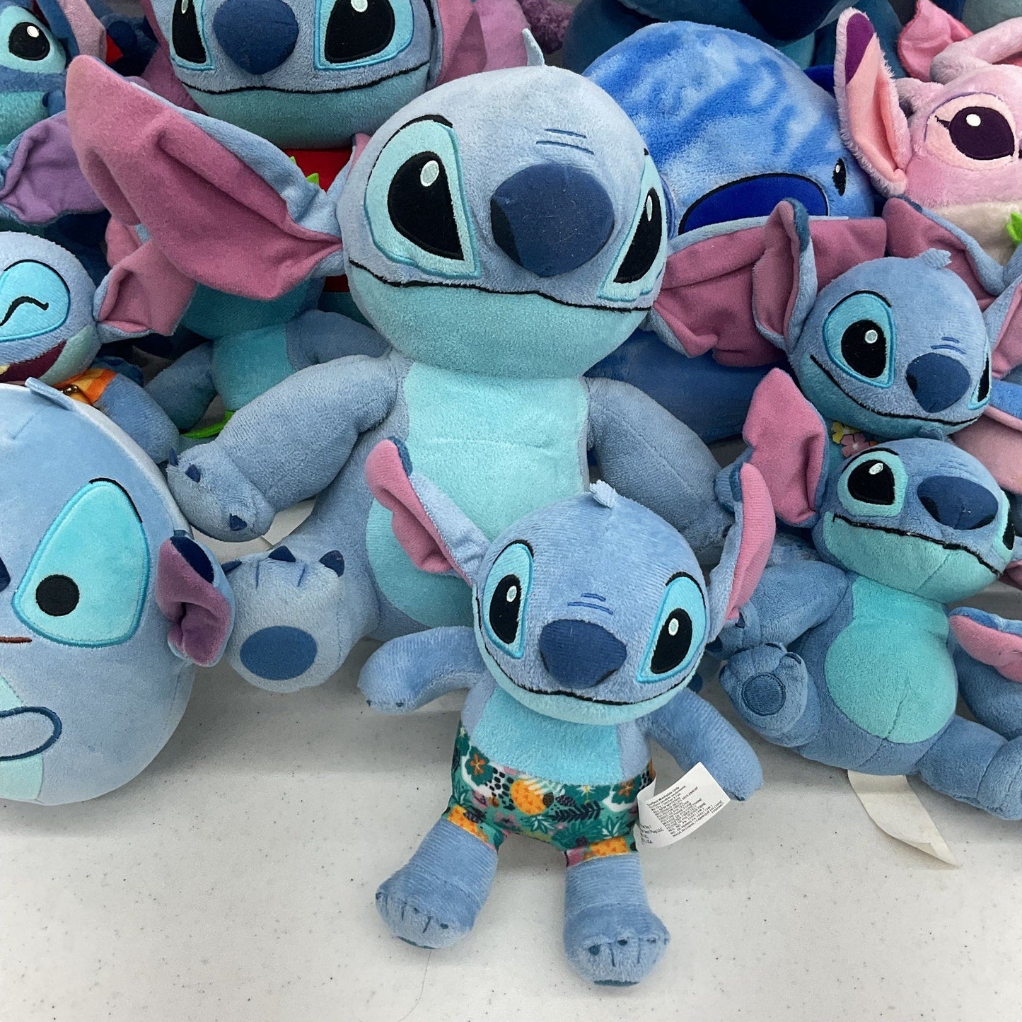 Mixed Preowned LOT 12 lbs Disney Lilo & Stitch Character Plush Dolls Stuffed Toys - Warehouse Toys