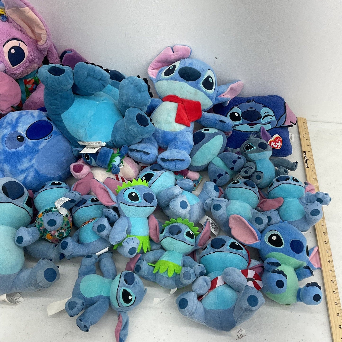 Mixed Preowned LOT 12 lbs Disney Lilo & Stitch Character Plush Dolls Stuffed Toys - Warehouse Toys