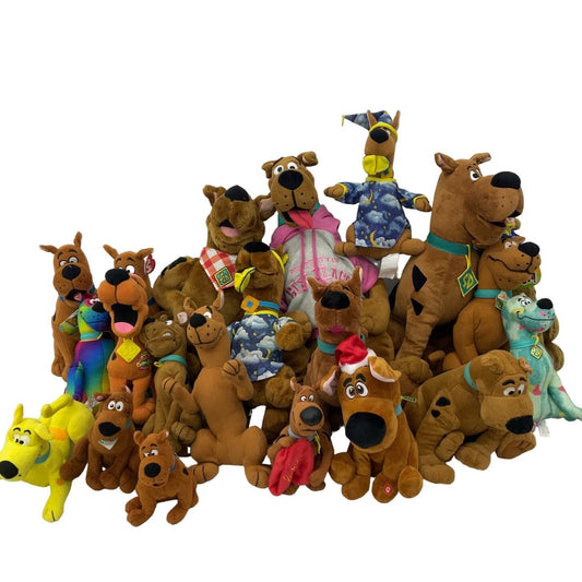 Mixed Preowned LOT 12 lbs WB Hanna Barbera Scooby Doo Character Plush Dolls - Warehouse Toys