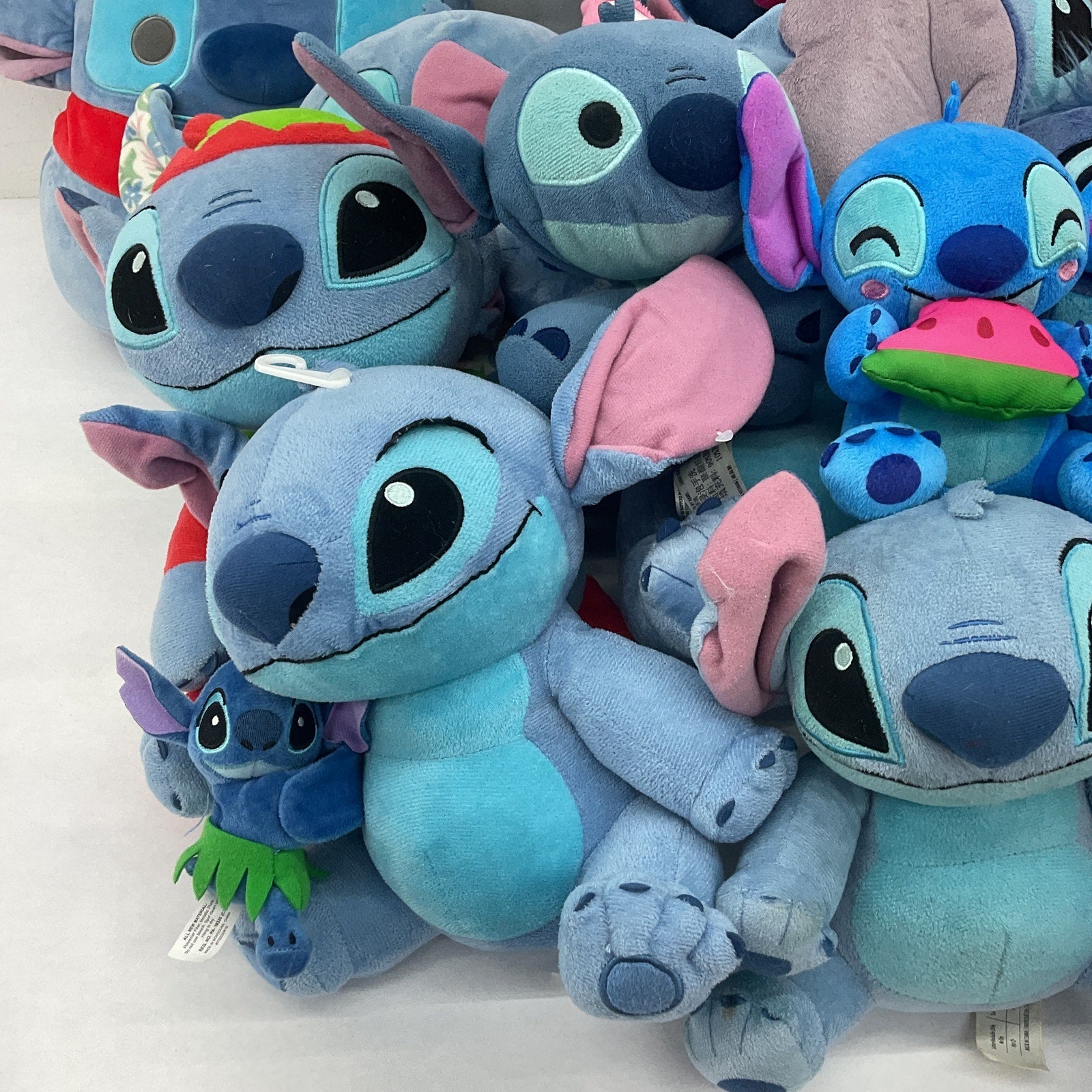 Mixed Preowned LOT 13 lbs Disney Lilo & Stitch Alien Dog Stuffed Plush Dolls - Warehouse Toys