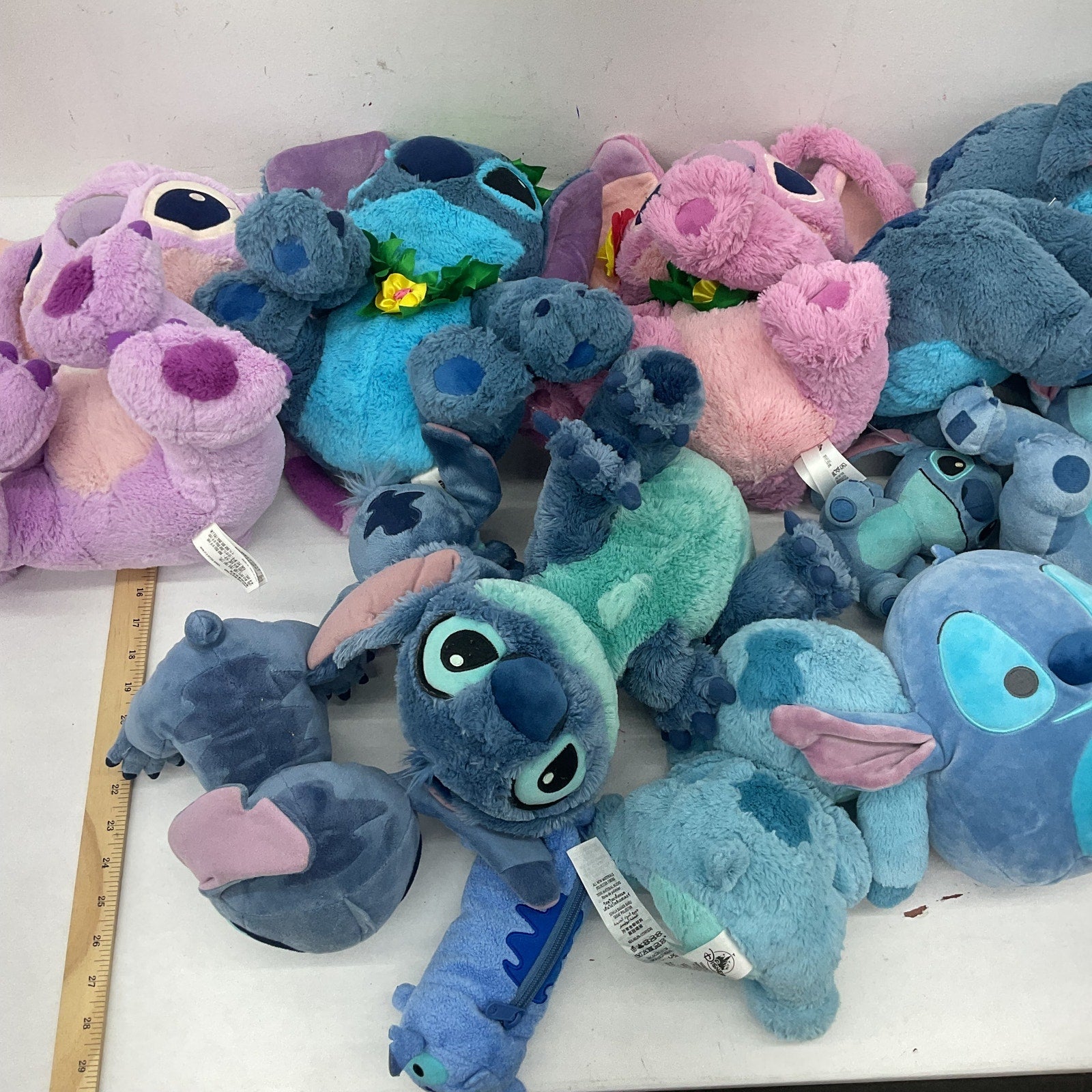 Mixed Preowned LOT 13 lbs Disney Lilo & Stitch Angel Plush Dolls Stuffed Toy - Warehouse Toys