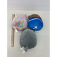 Mixed Preowned LOT 3 Squishmallows Soft Cuddly Plush Dolls Princess Cat Fox - Warehouse Toys