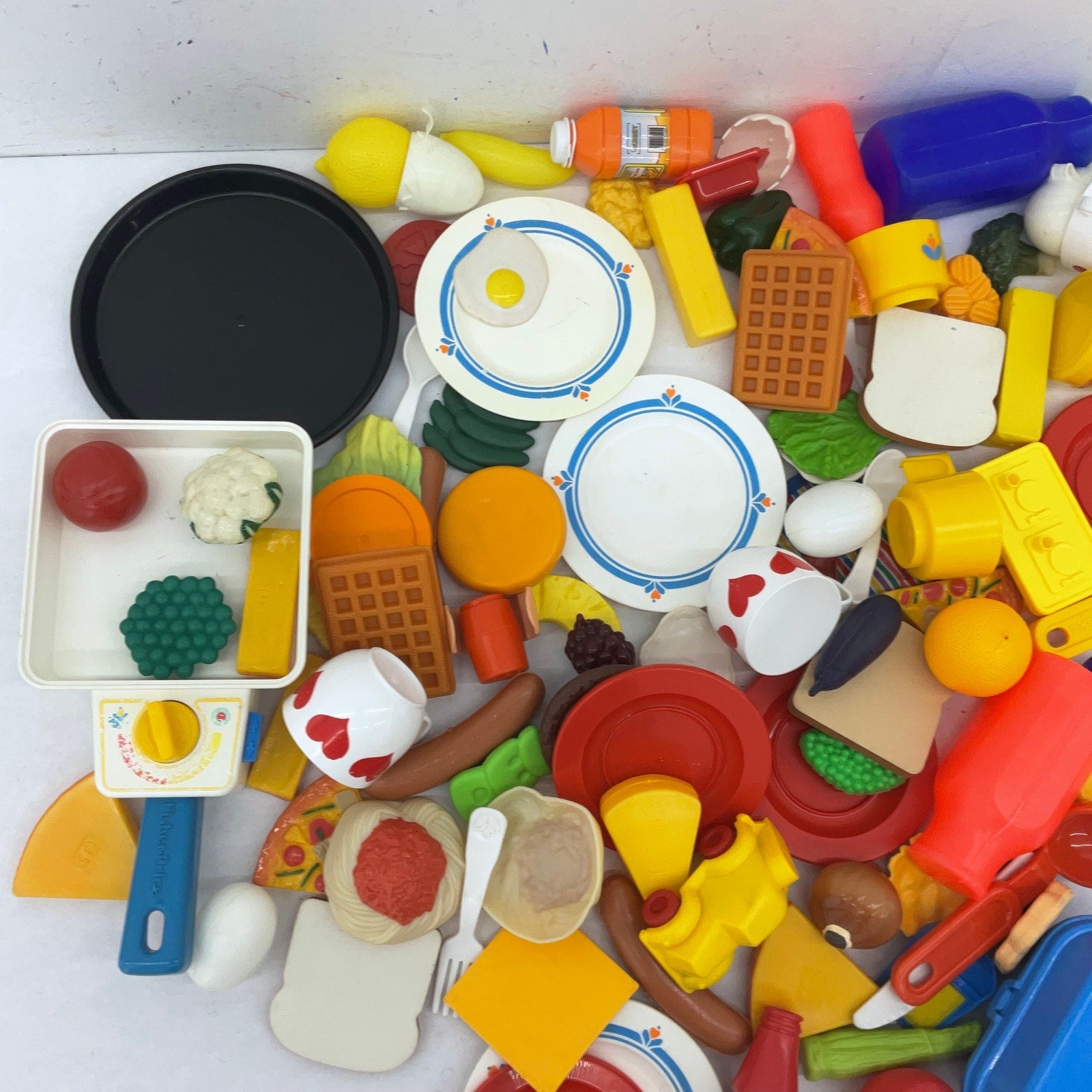 Mixed Preowned LOT 4+ lbs Pretend Shop Play Groceries Food Products Dishes Pans - Warehouse Toys