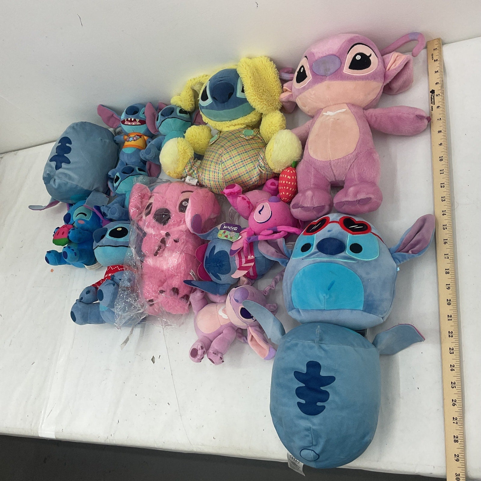 Mixed Preowned LOT 5 lbs Disney Lilo & Stitch Character Plush Dolls Stuffed Toys - Warehouse Toys