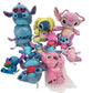 Mixed Preowned LOT 5 lbs Disney Lilo & Stitch Character Plush Dolls Stuffed Toys - Warehouse Toys