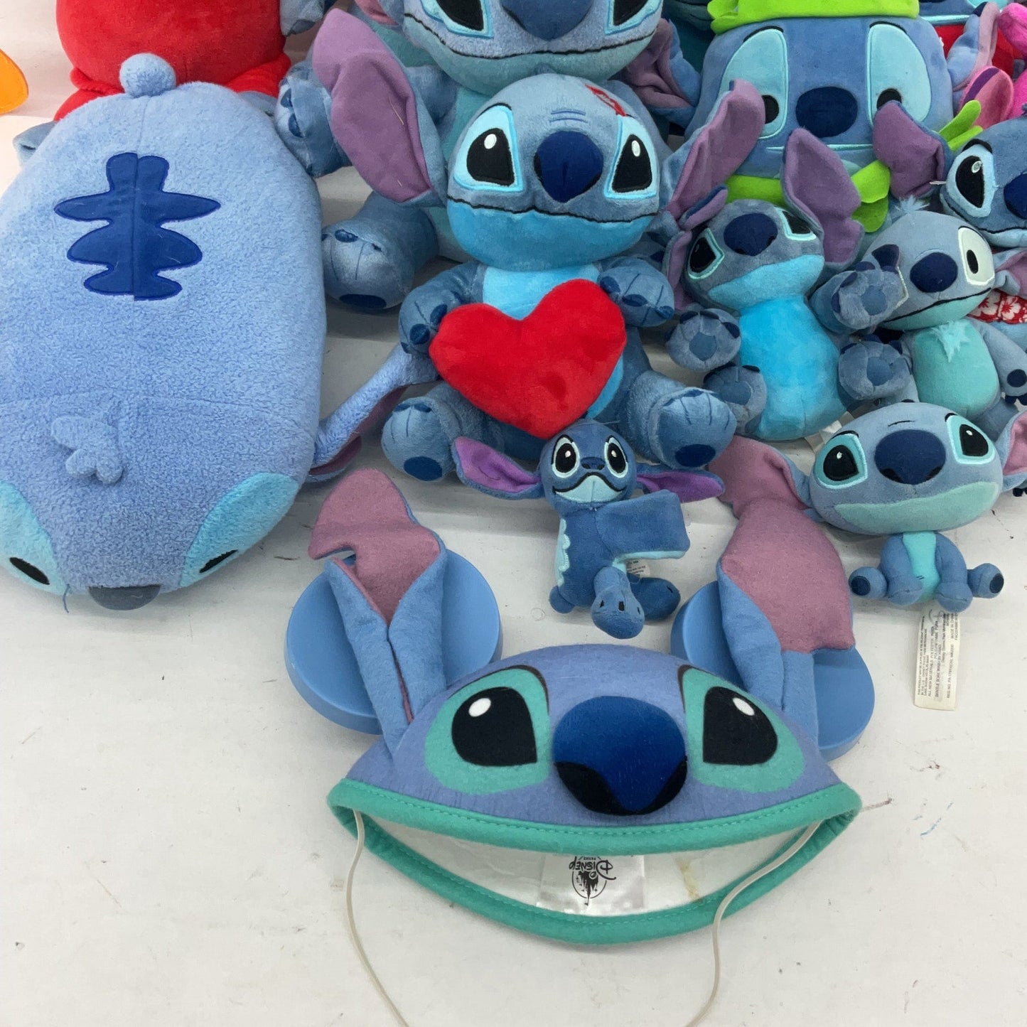 Mixed Preowned LOT 5 lbs Disney Lilo & Stitch Plush Dolls Stuffed Toys Hat Devil - Warehouse Toys