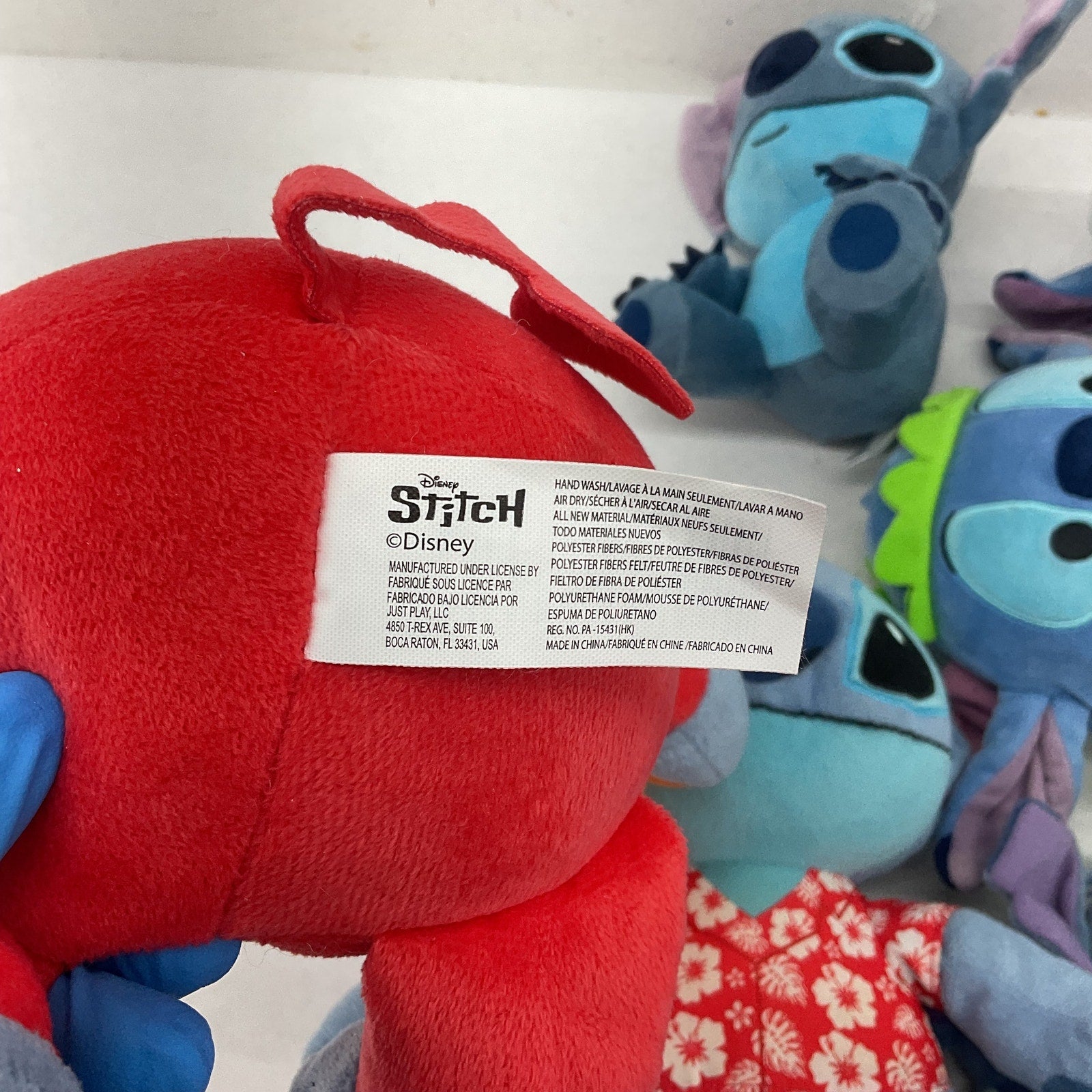 Mixed Preowned LOT 5 lbs Disney Lilo & Stitch Plush Dolls Stuffed Toys Hat Devil - Warehouse Toys