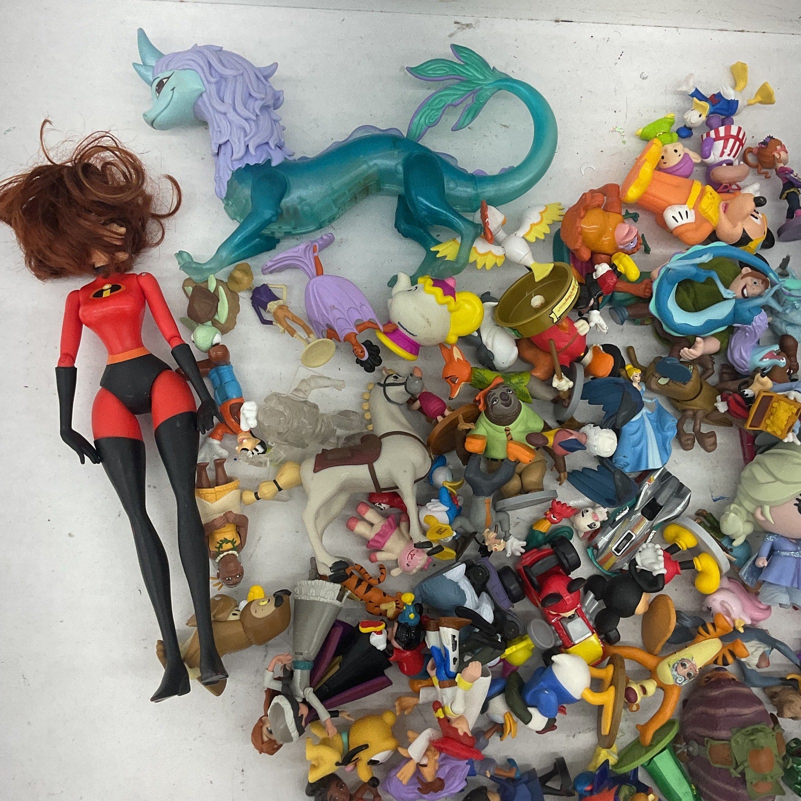 Mixed Preowned LOT 5lb Disney Pixar & Others Character Figures Toys Cake Toppers - Warehouse Toys