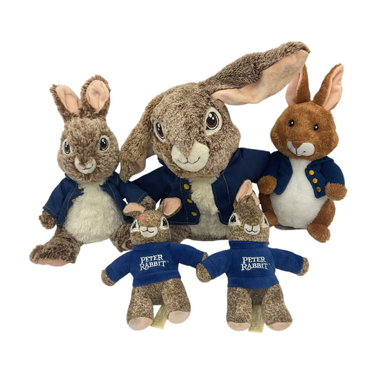 Mixed Preowned LOT Beatrix Potter Peter Rabbit Plush Dolls Stuffed Animals - Warehouse Toys