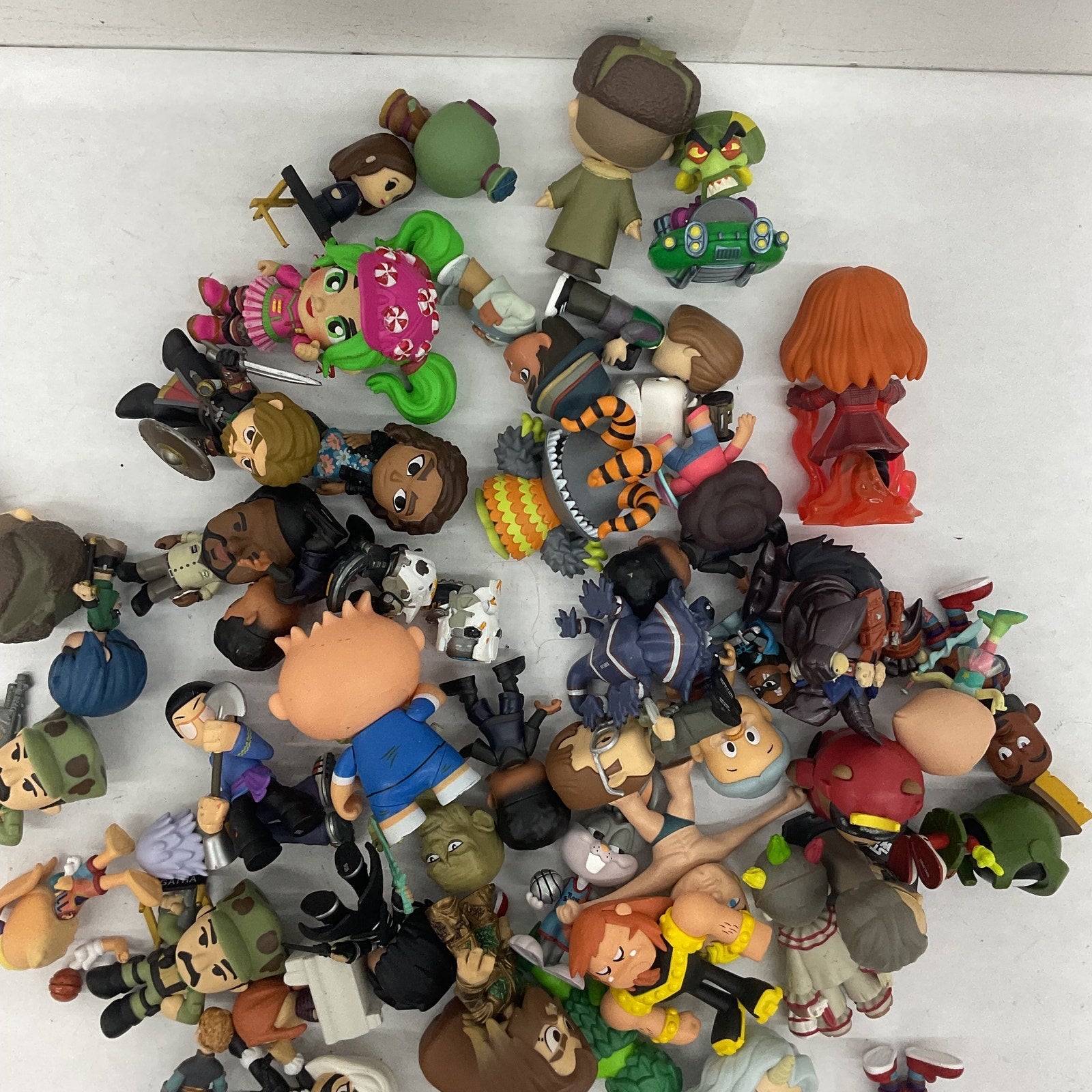 Mixed Preowned LOT Designer Vinyl Character Toy Figures Funko & Other Brands - Warehouse Toys